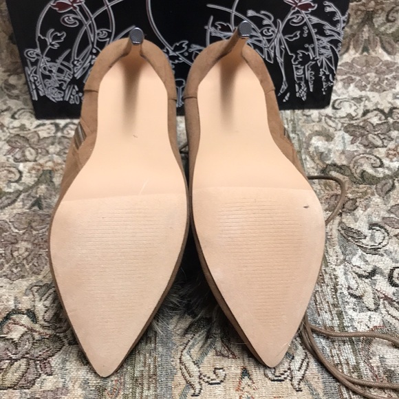 Size 8 Tan Xaya-2 Booties by Liliana - Picture 5 of 8